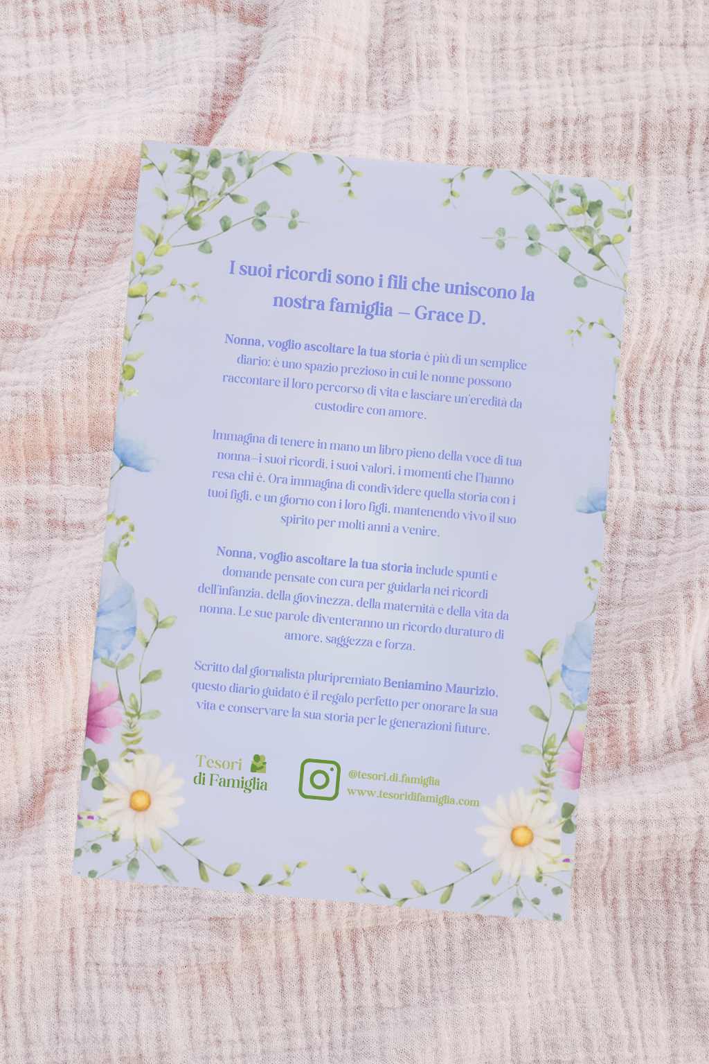 Ricordi di nonna: un diario guidato